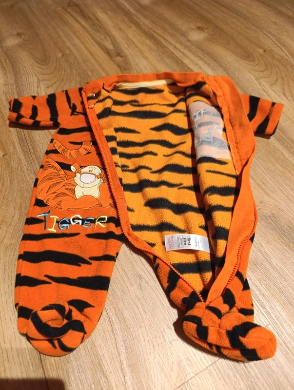 Fleecový overal tygřík - top stav vel. 56 - 2