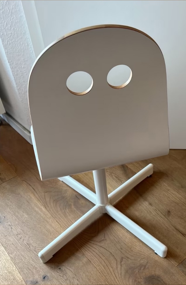 Dětská bílá židle IKEA VALFRED / SIBBEN - 2