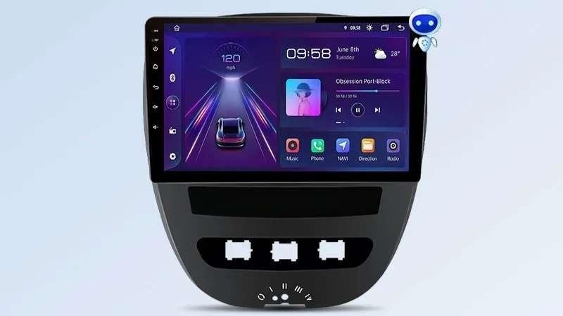 Android autorádio s navi pro CITROEN C1 a PEUGEOT 107 - 2