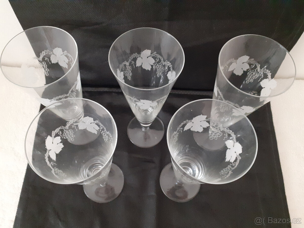 Retro skleničky na šampus - 2