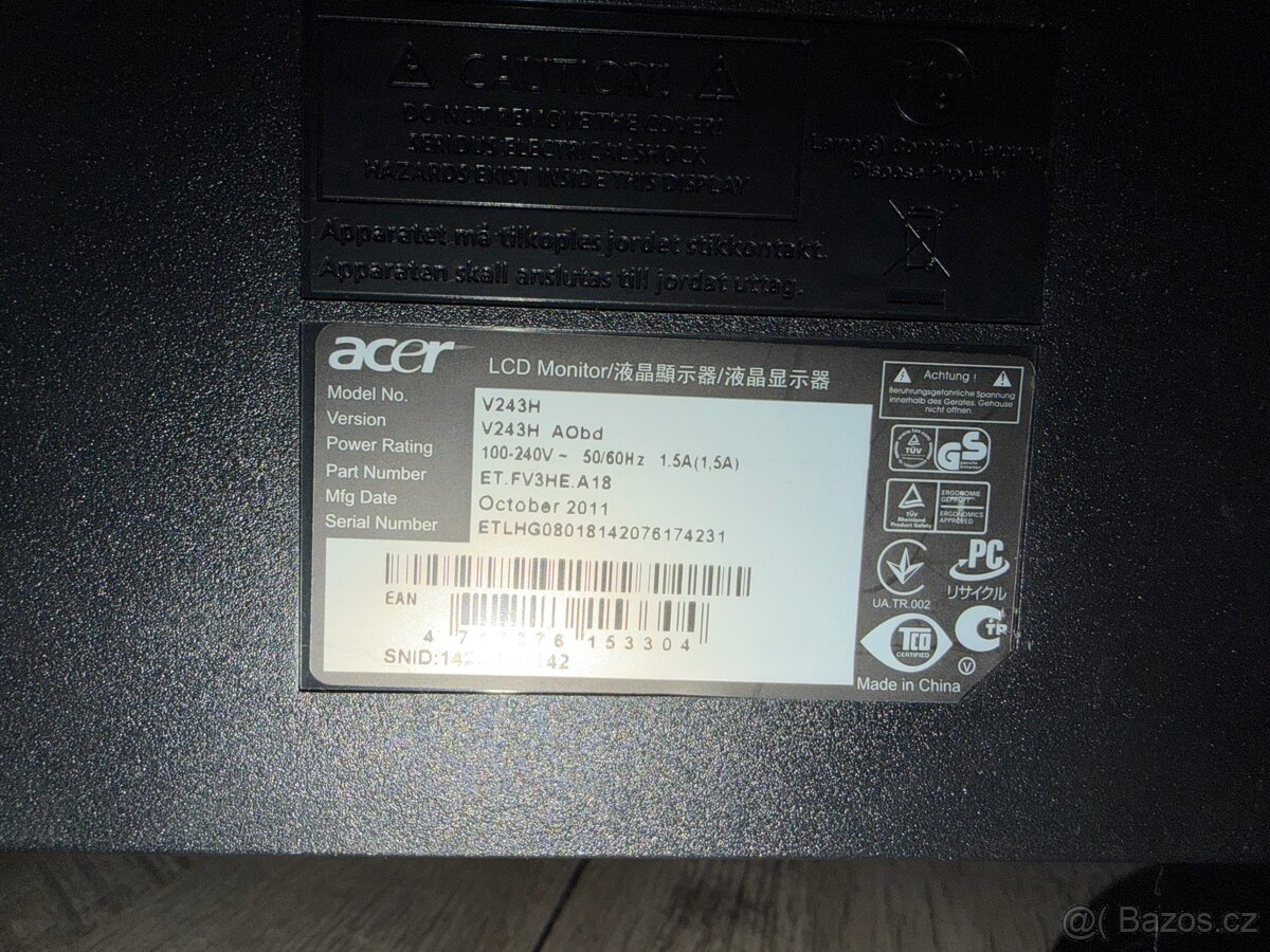 LCD Acer 24 V243 - 2