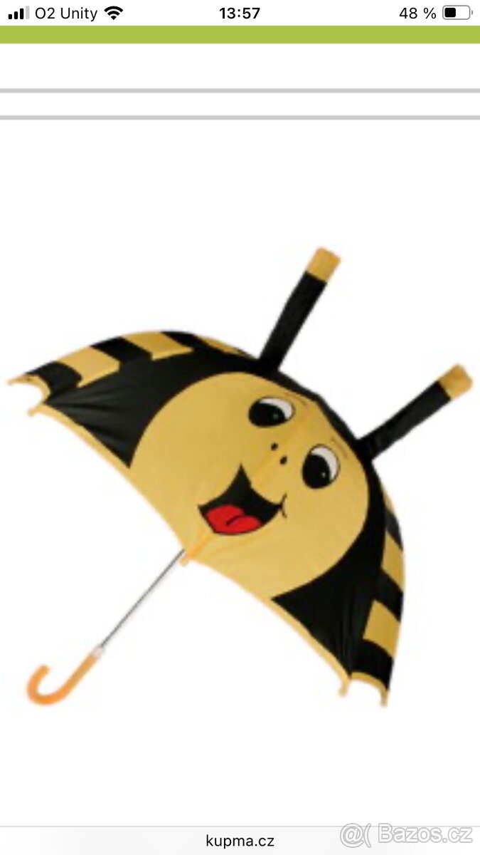 Dětský deštník Včelka- nepoužívaný - 2