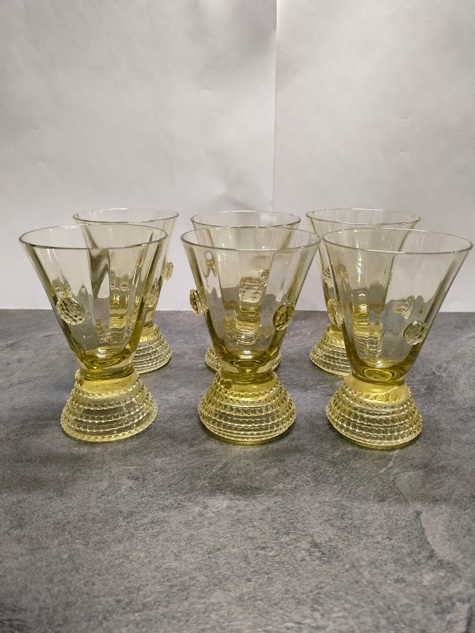 Zelené lesní sklo 6 ks - 2