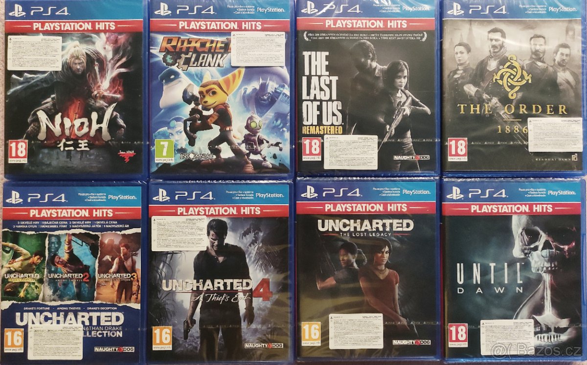 Nové hry ve folii pro Playstation 4 (PS4) - 2