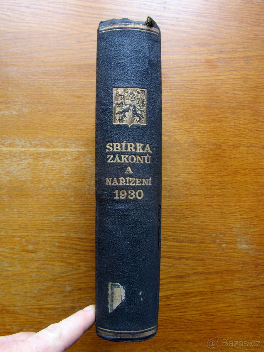 Sbírka zákonů a nařízení 1930 se státním znakem - 2
