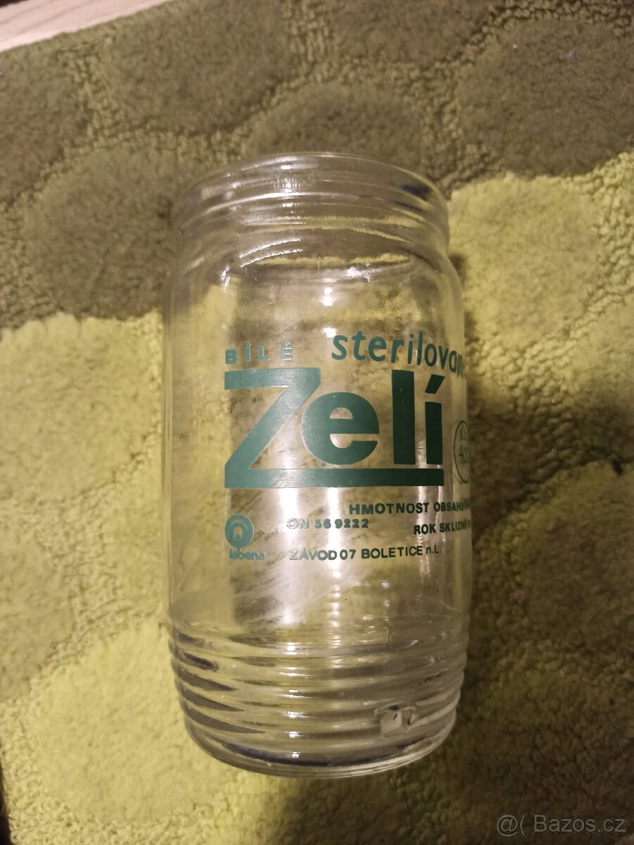 Retro sklenice Zeli Boletice nad Labem 1977 - 2