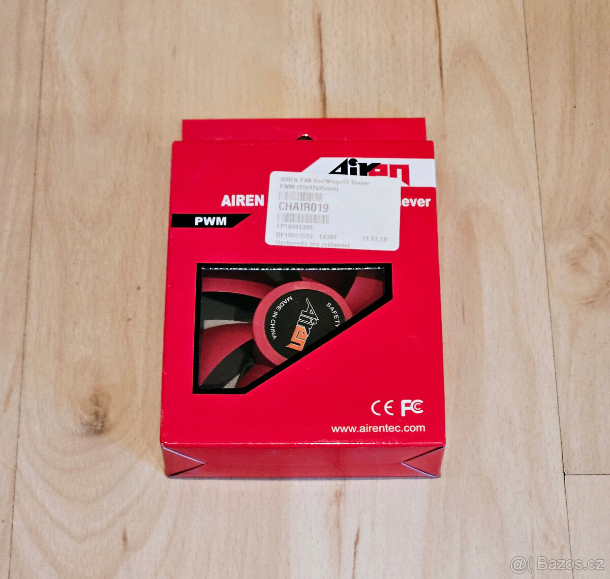 Ventilátor AIREN FAN RedWings92 Clever - nový - 2