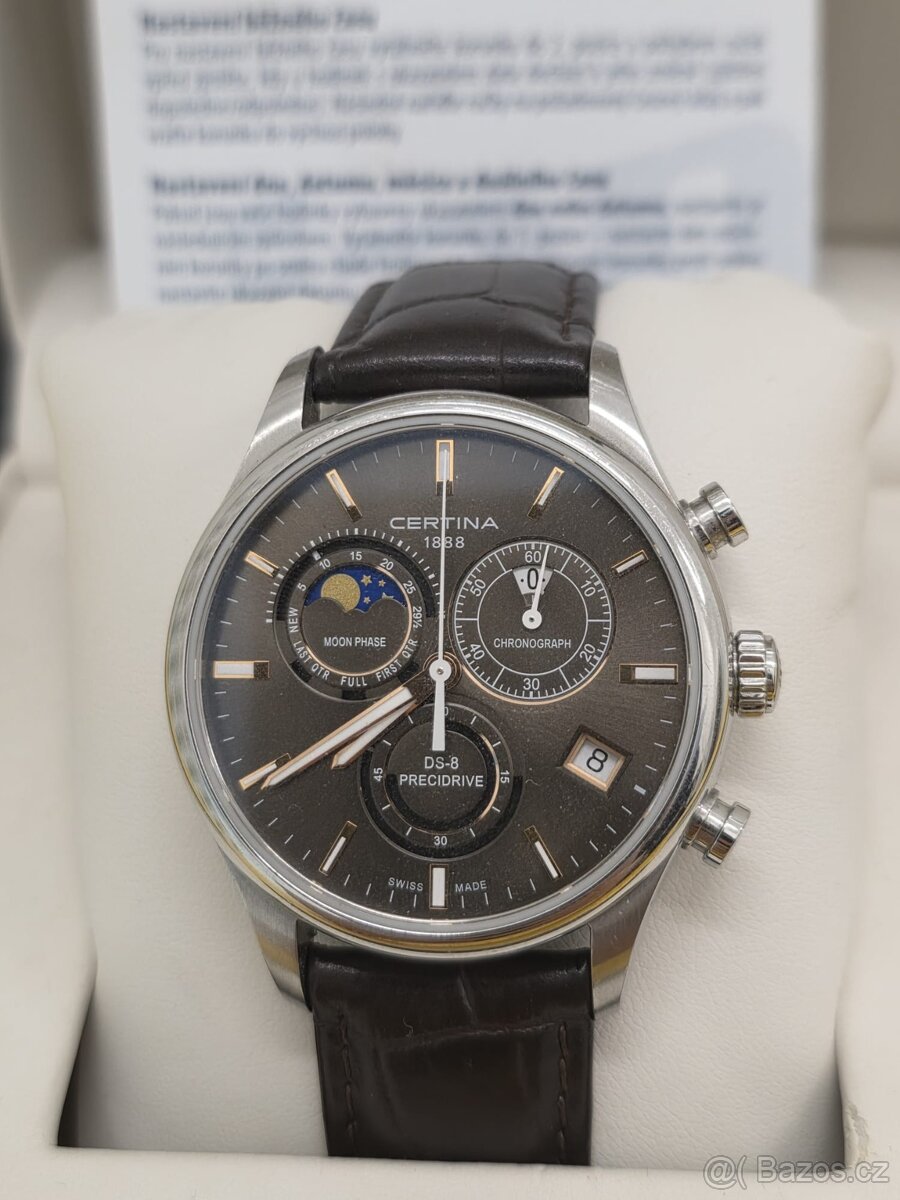 Certina DS 8 Precidrive, 2 roky záruka - 2