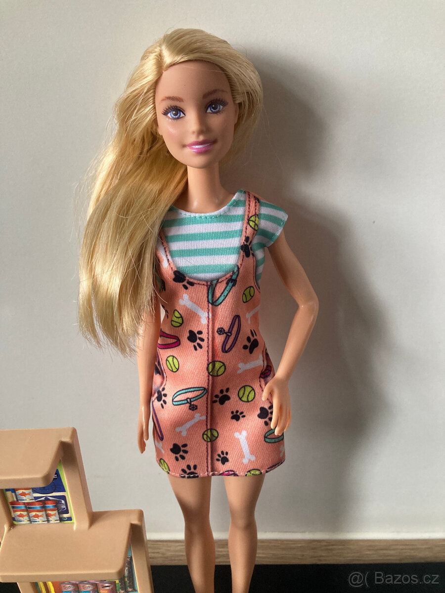 Barbie Mattel panenka, nábytek - 2