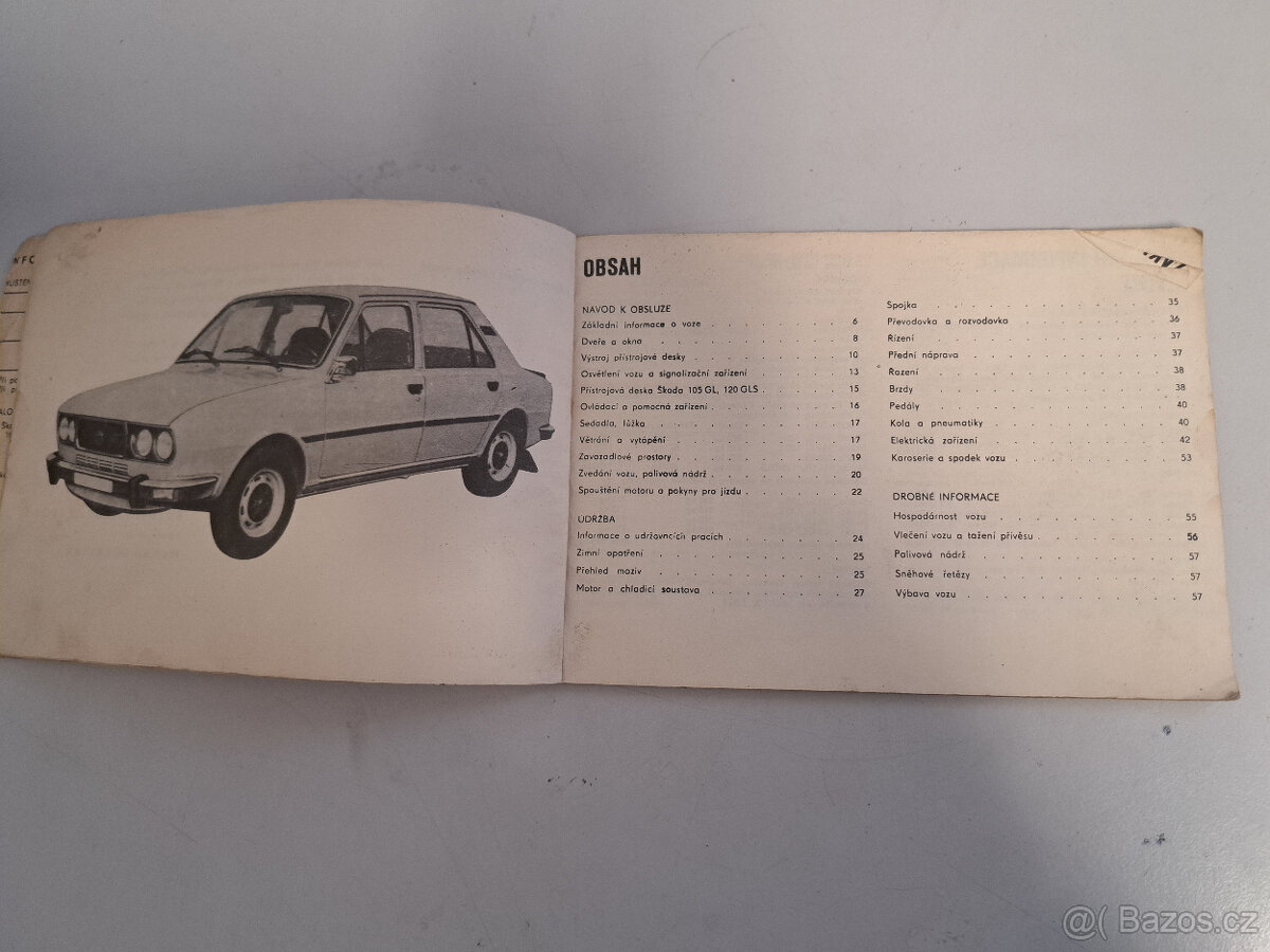 Návod k obsluze Škoda 105L, 105GL, 120, 105S, 120, 120GLS, - 2