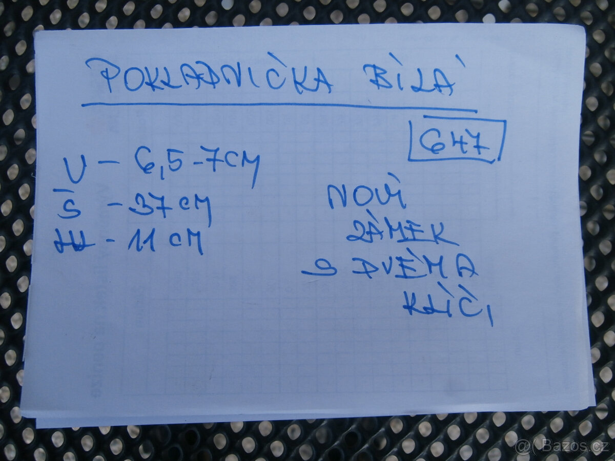 Pokladnička moderní, střádanka, kasička, trezor za 500 kč - 2