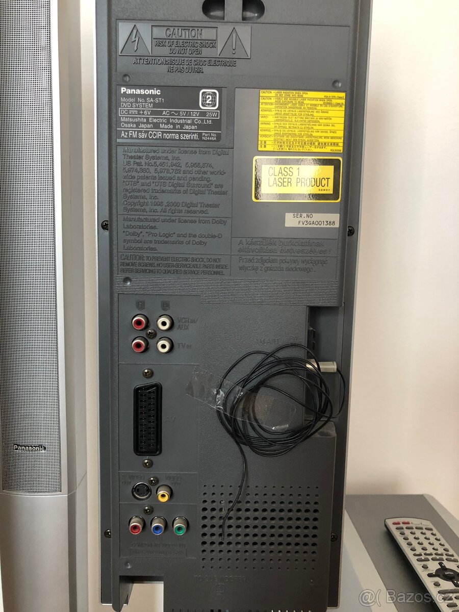 Panasonic SA-ST1 5.1 DVD system, stříbrný - 2