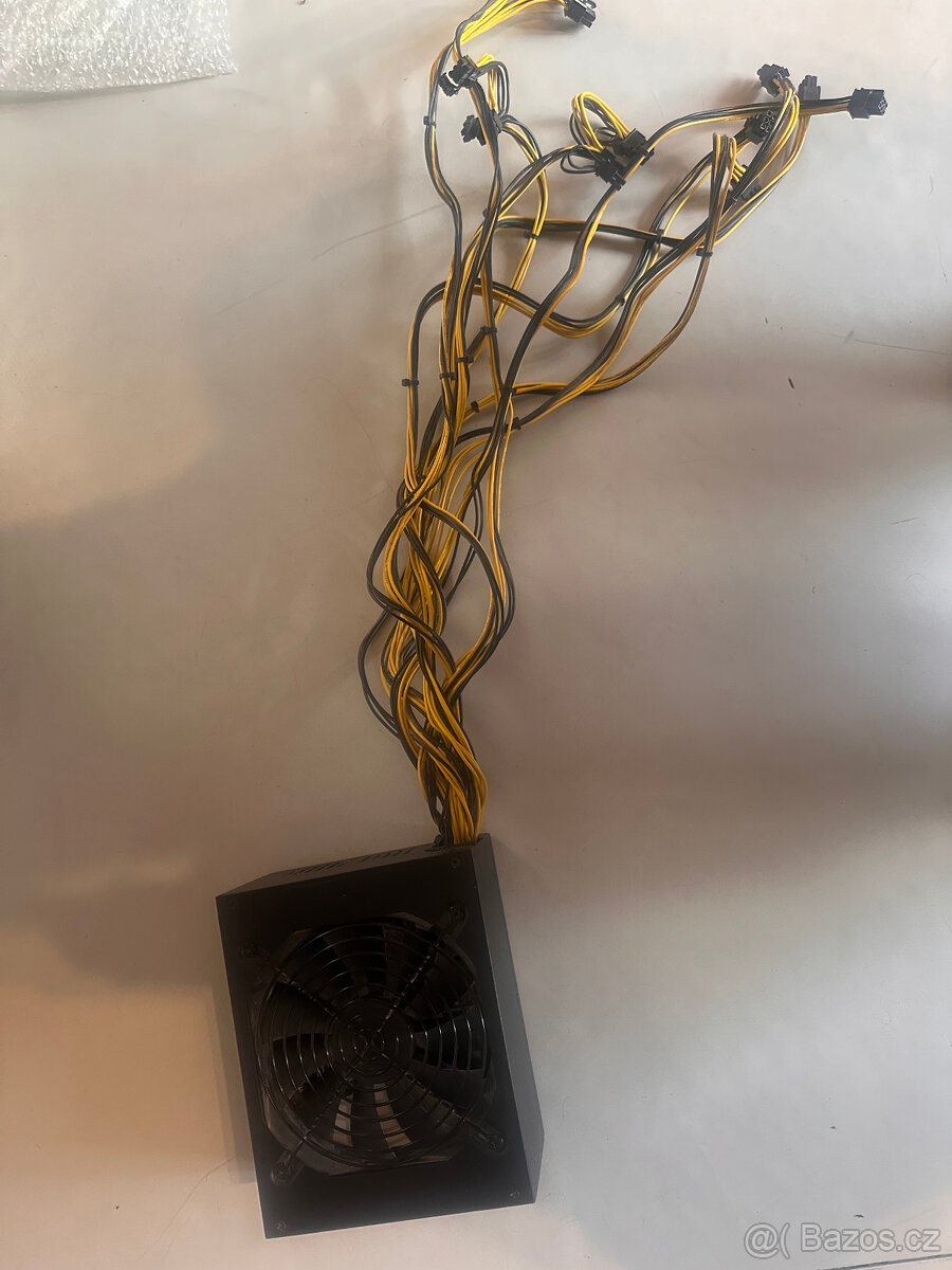 1600W ATX Computer PC PSU PC Power Supply Mining Pow - 2