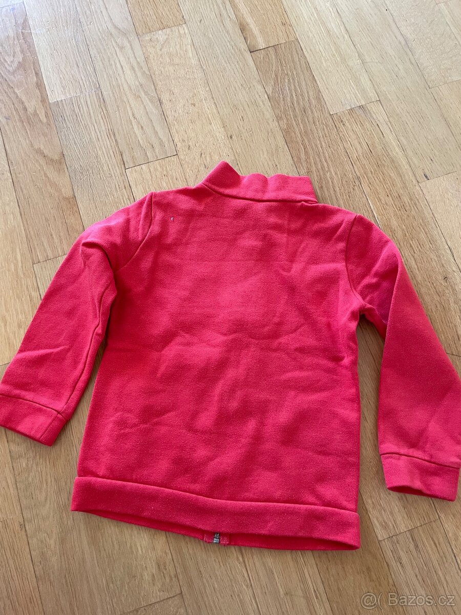 Bavlněná mikina na zip Benetton vel. 104 jako nov - 2