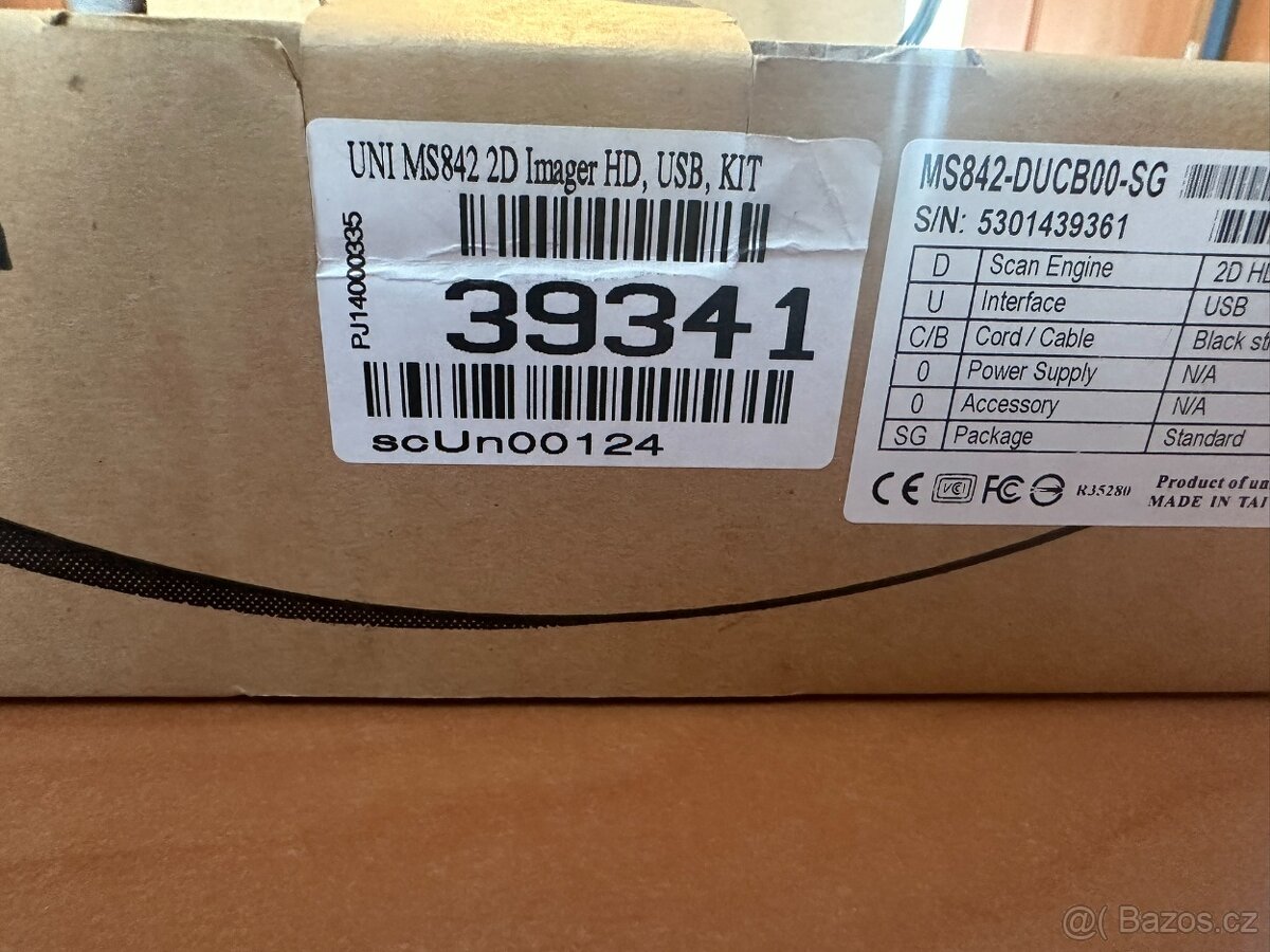 UNITECH SNÍMAČ MS842 2D Imager HD, USB, KIT - 2
