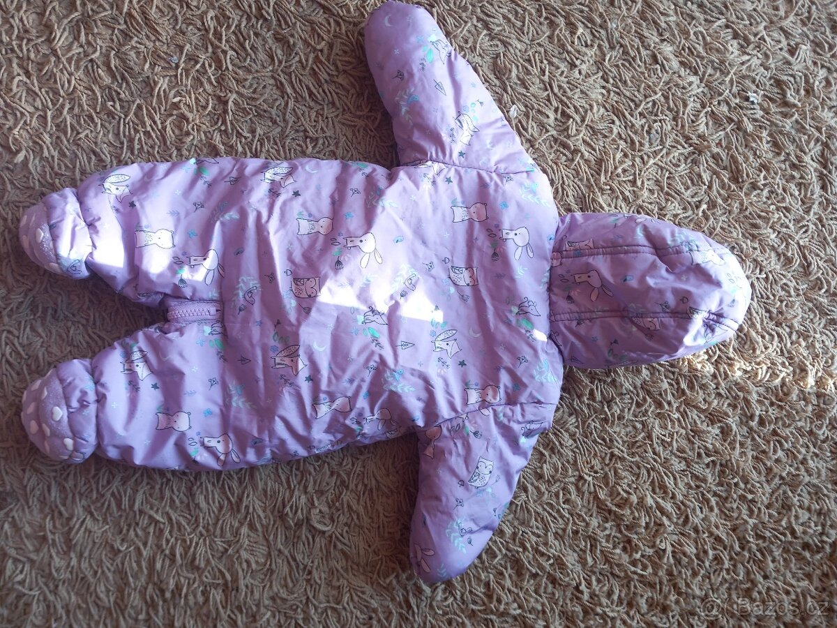 Kombinezky na novorozene holcicky - 2