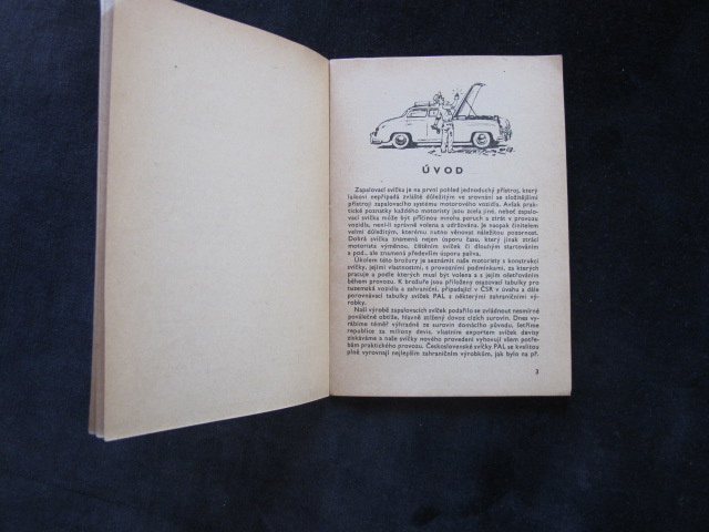 Zapalovací svíčky PAL technická literatura - 2