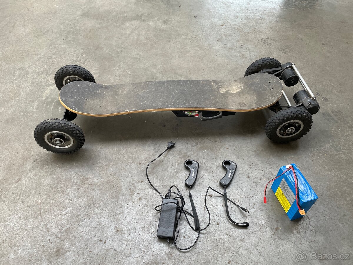 Prodám elektrický offroad longboard - 2