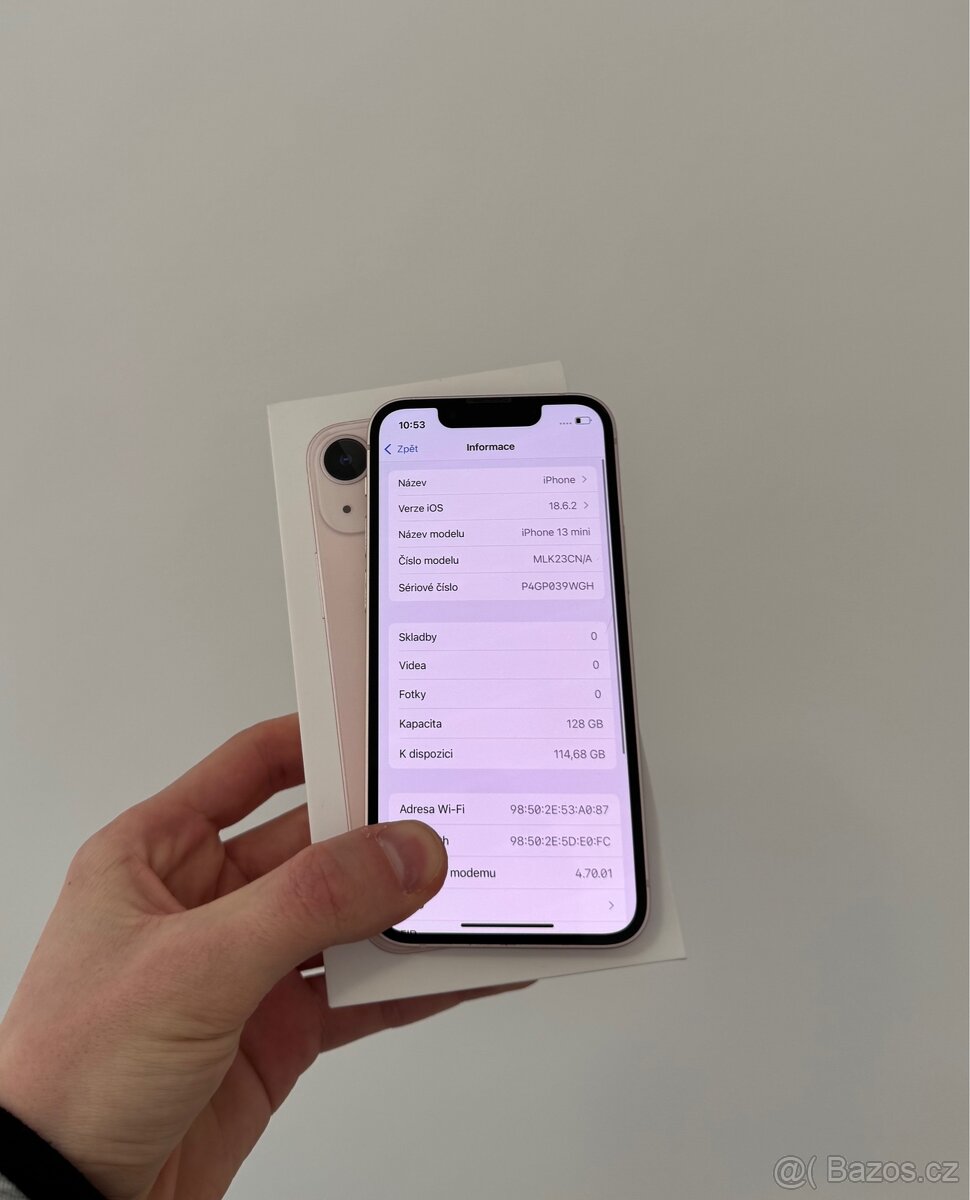IPhone 13 mini 128gb,ZÁRUKA 💯 - 2