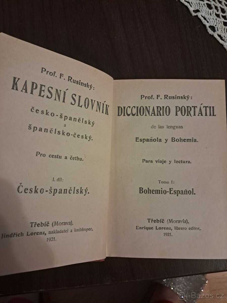 Slovnik z roku 1921 - 2