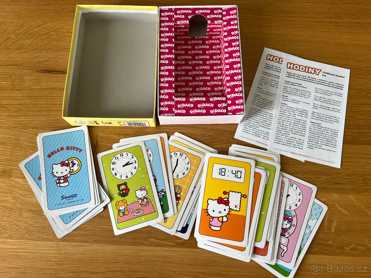 Vzdělávací karty HODINY s Hello Kitty - 2