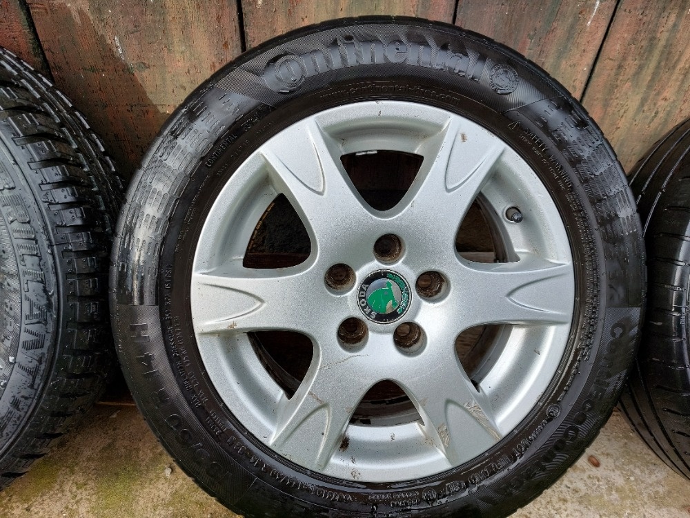 ALU disky+kola ŠKODA FABIA - 2