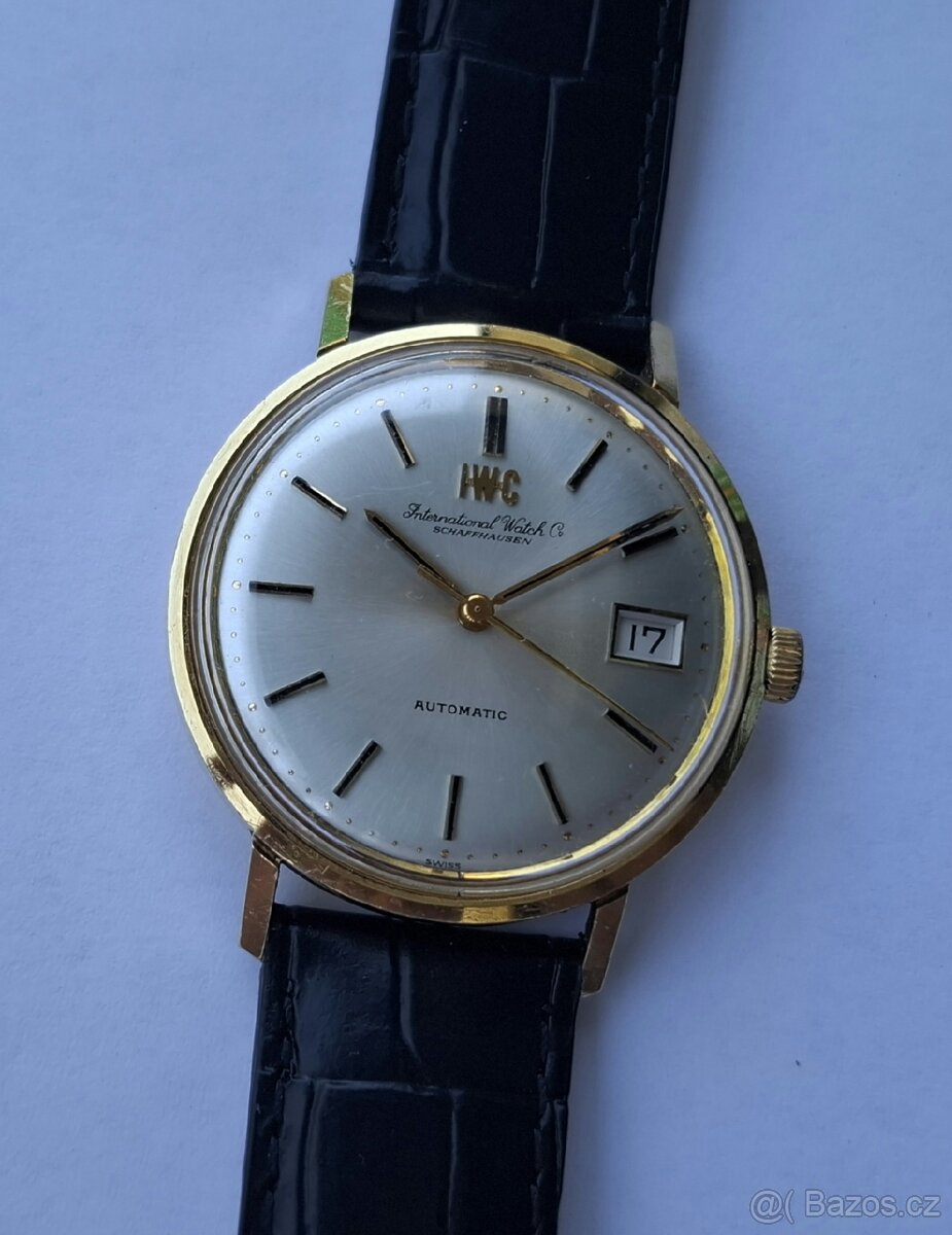Pánské zlaté hodinky IWC Schaffhausen Automatic 18K - 2