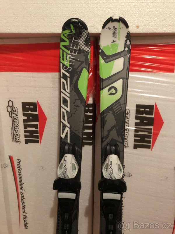 Lyže sjezdové SPORTEN zelené 110 cm - 2