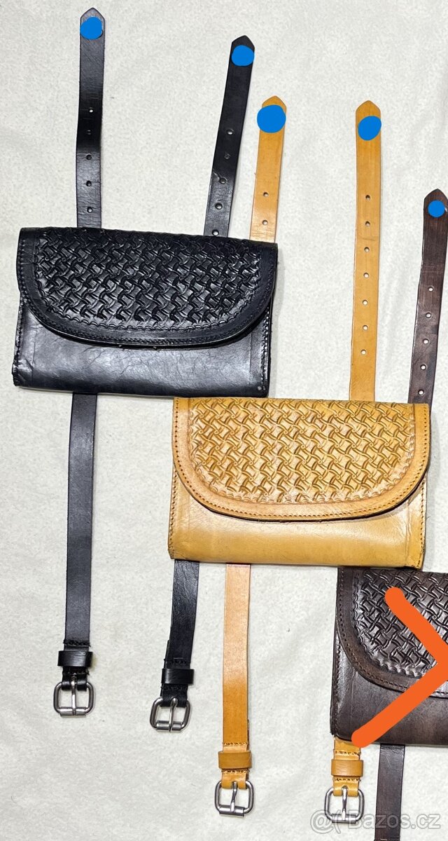 Kožené pouzdro na mobil k westernovému sedlu - 2