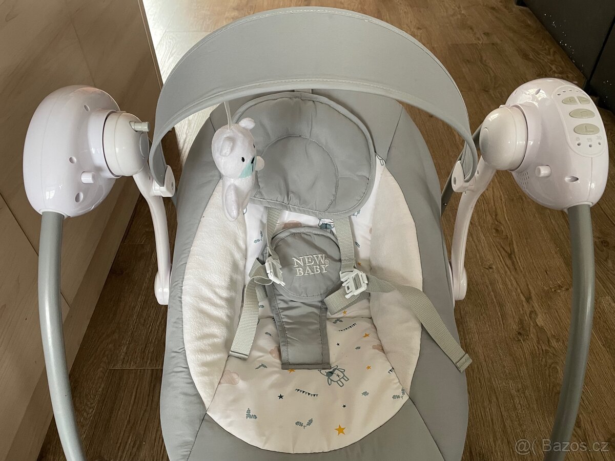 Dětské houpací elektrické lehátko New Baby - 2