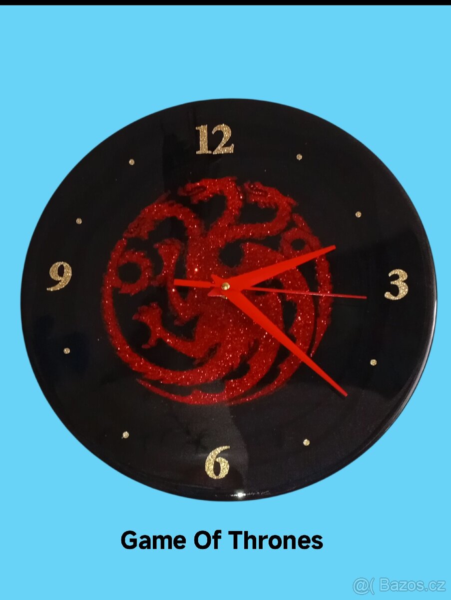 Hodiny z pryskyřice - 2