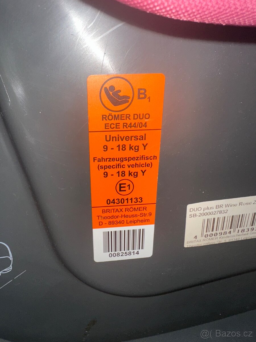 Britax Romer 9-18 kg - 2