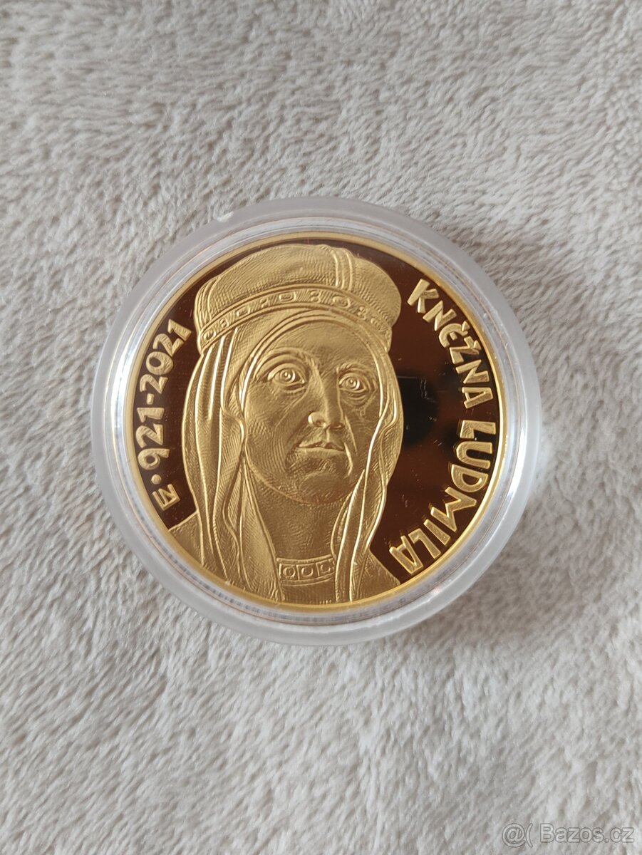Zlatá mince ČNB Kněžna Ludmila Proof - 2