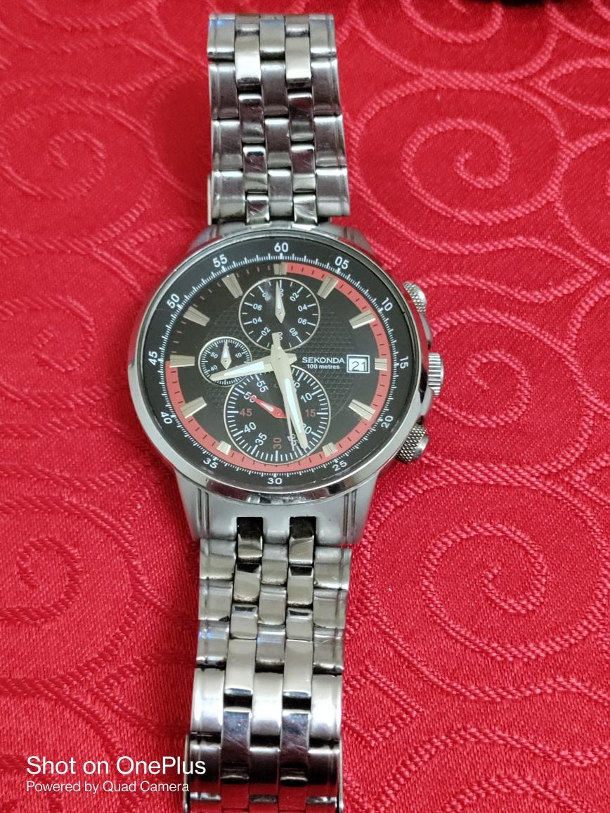 Masivní funkční hodinky Sekodna CKX 3871 - Chronograf - 2
