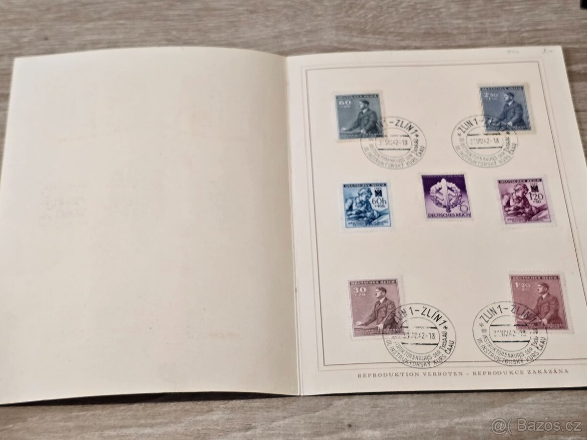 Sběratelský arch se známkami - Zlín - 2