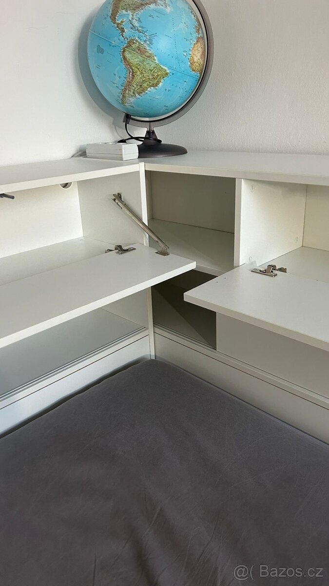 Rozkládací postel s úložnými prostory - 2