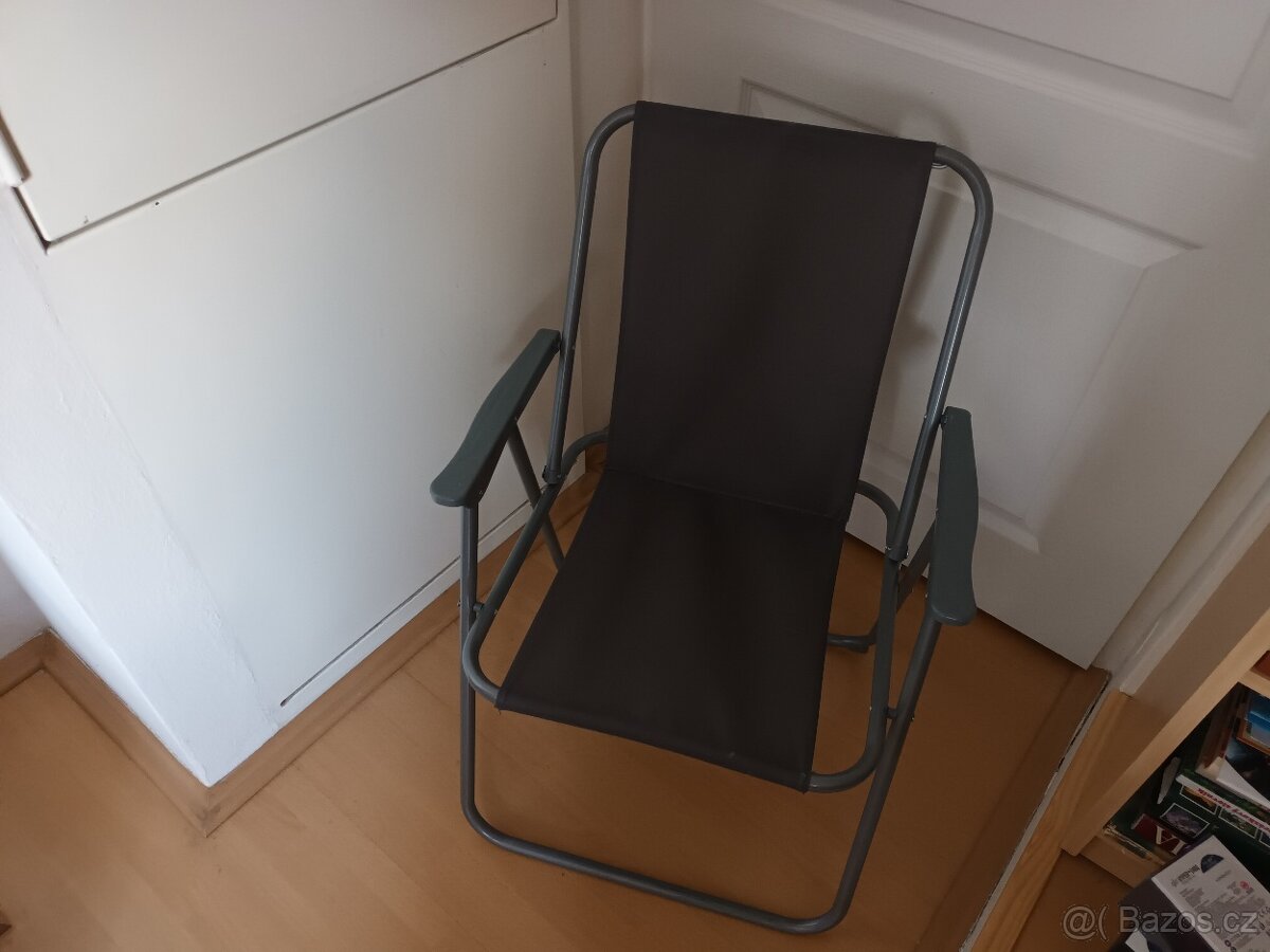 Židle skládací šedá - 2