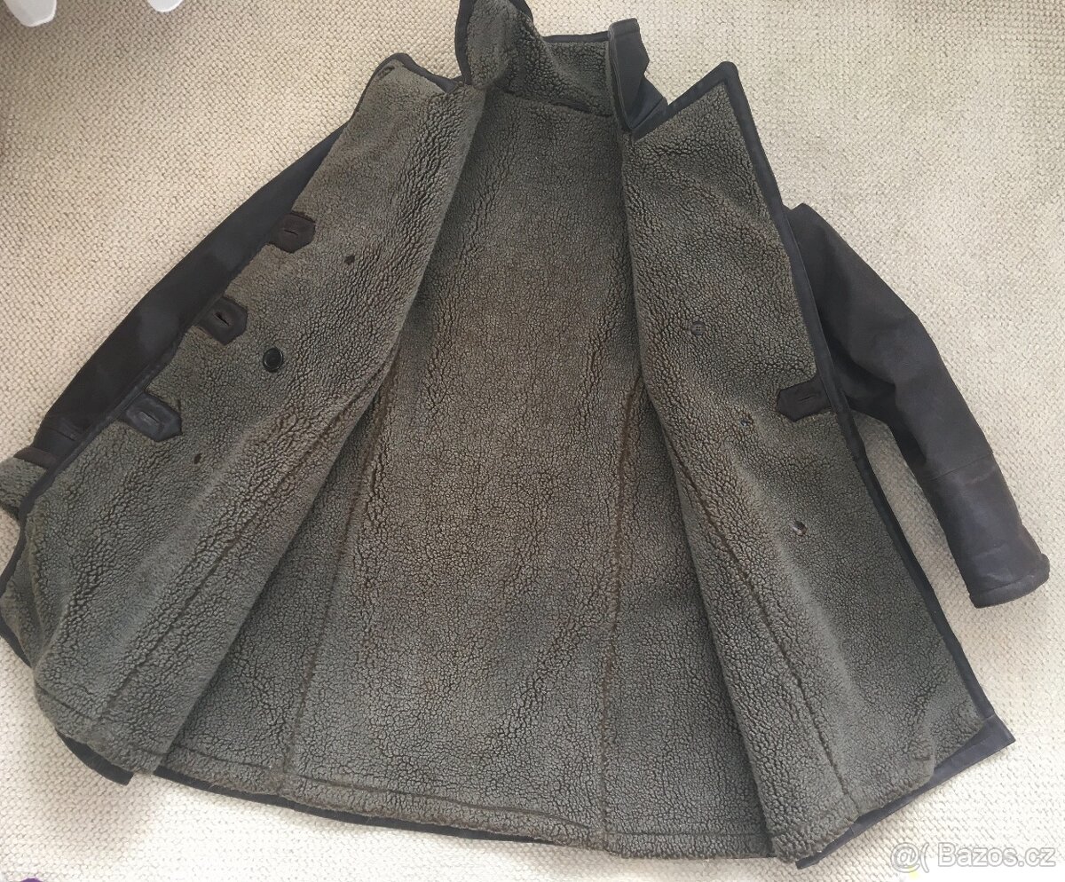 Dámský kožený kabát vel.L - 2