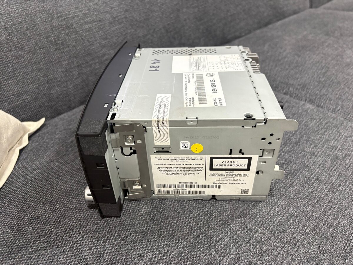 Rádio VW RNS 510 - Multivan /Touareg - RNS510 - DAB+ - 2