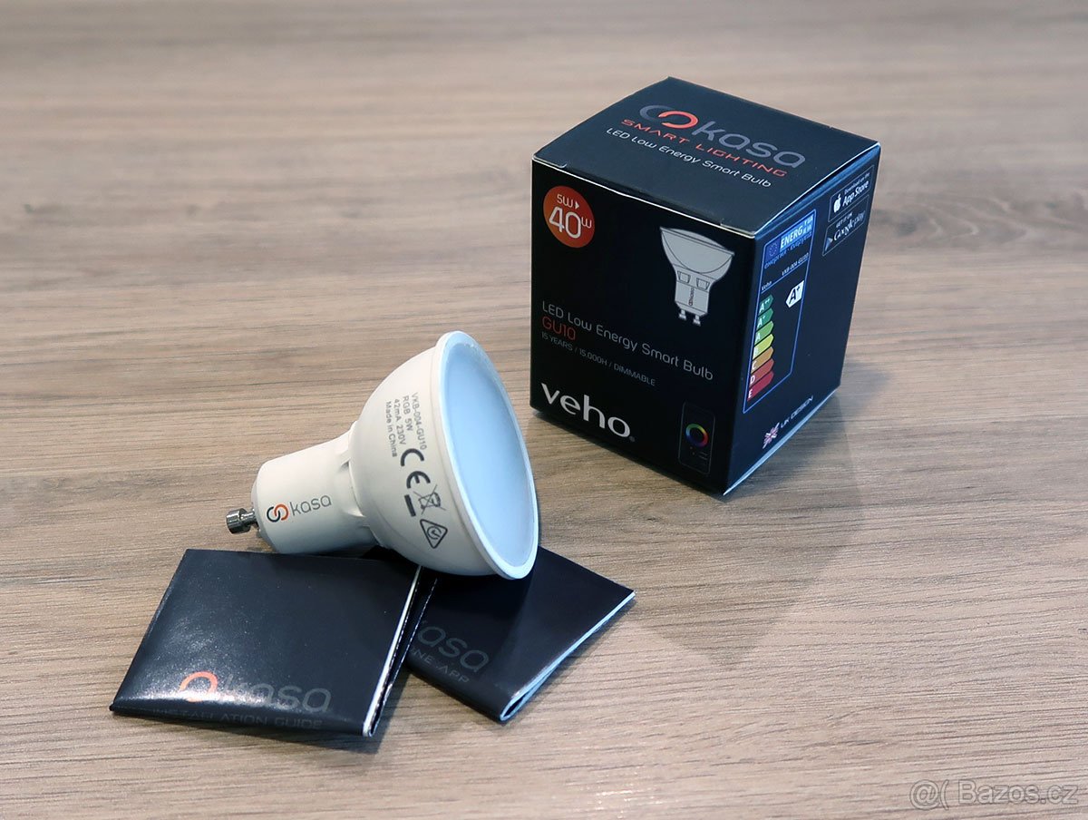 Veho Kasa LED Smart GU10, Barevná bodovka - 2