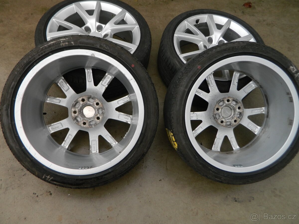 kola 5x112 r18+letní pneu - 2