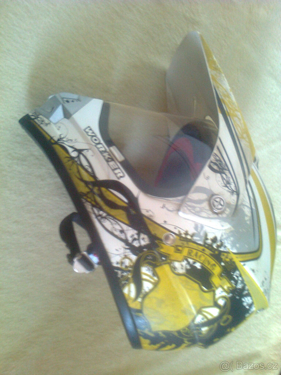 Enduro přilba s plexi 58-60cm, vel.M - 2