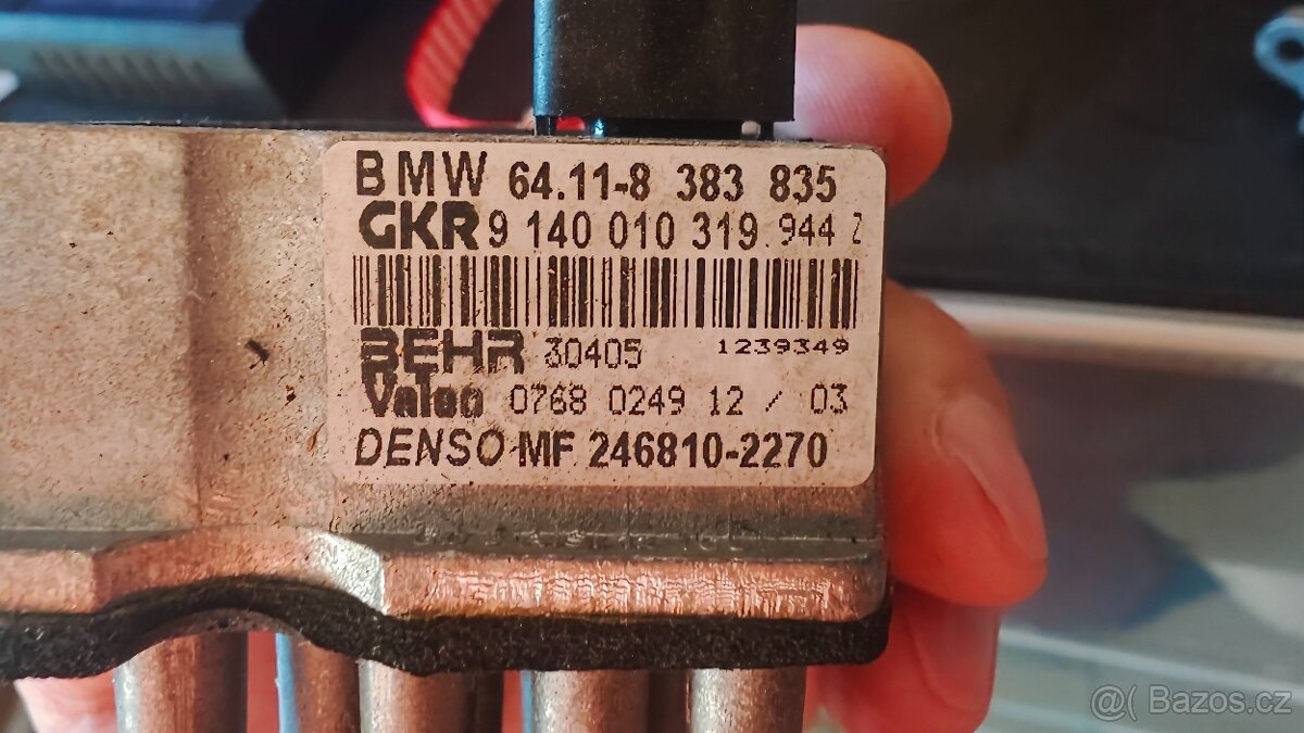 BMW E39 e38 e53 odpor topení ježek originál - 2