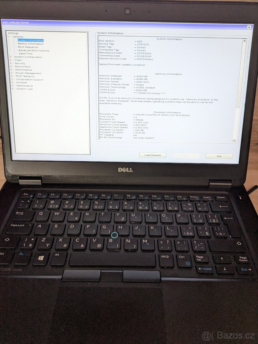 Dell E5450 W11 - 2