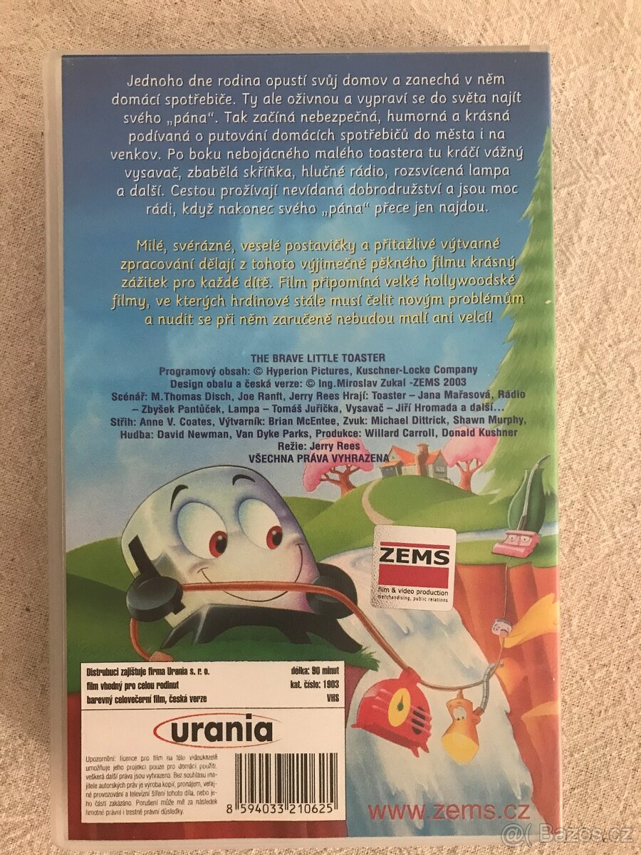 Originální VHS Malý touster. - 2
