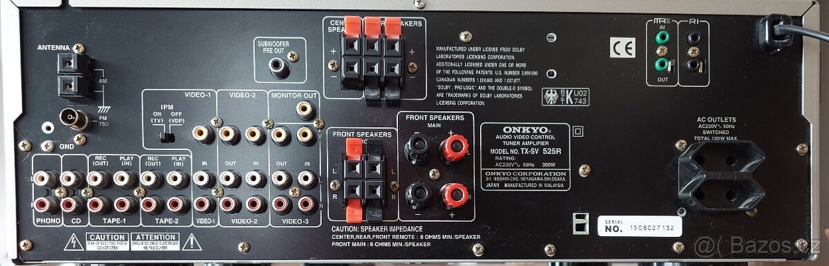 AV RECEIVER ONKYO TX-SV525R - 2