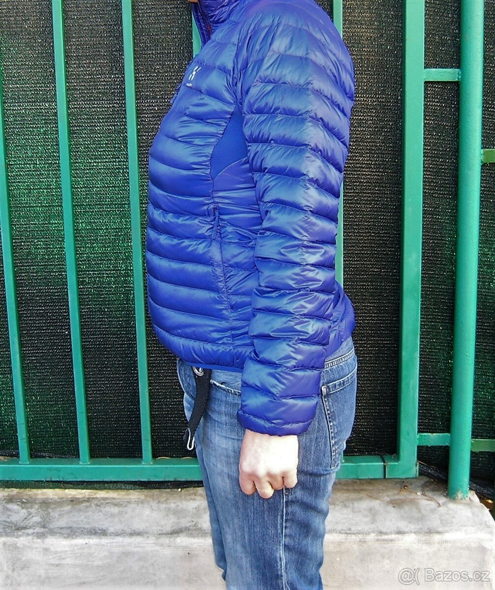 Lehká péřová bunda, originál Haglöfs Essens, vel. L - 2