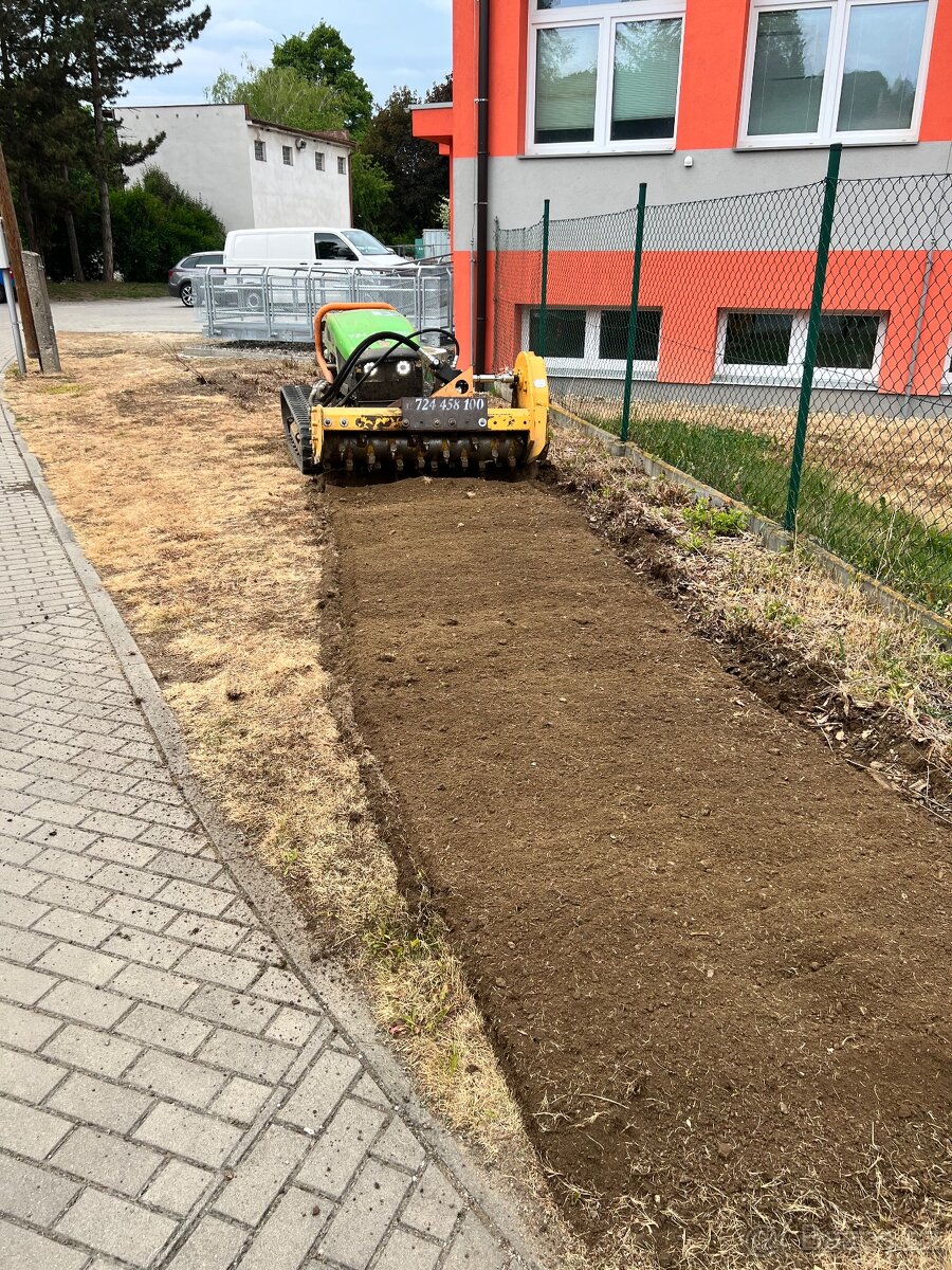 Svahová fréza/sekačka MDB LV 500 po velkém servisu - 2