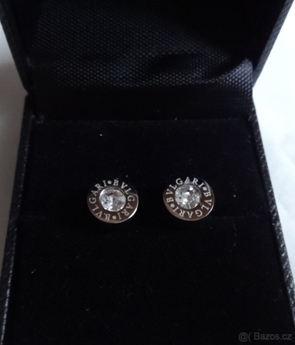 Náušnice Bvlgari se zirkonem - 2