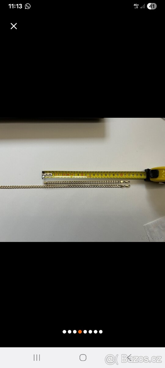 Zlaty retizek a náramek - 2